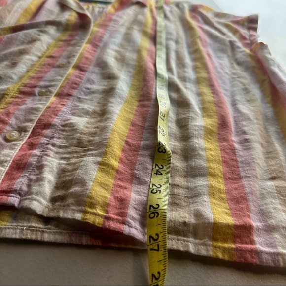 Old Navy Pastel Rainbow Striped Flowy Sleeveless Blouse, Women’s Plus Size 2X - Picture 8 of 8